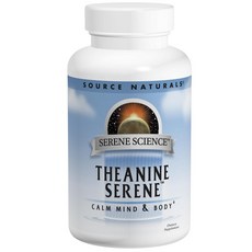 SOURCE NATURALS 茶氨酸錠, 1組