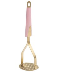 Paris Hilton 포테이토 매셔 하트 모양 스테인리스 스틸 디자인 미끄럼 방지 손잡이 식기 세척기 사용 가능 핑크, Paris Hilton 포테이토 매셔, 하트 모양 스테