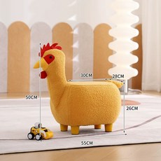 놀이방 텐트 캐노피 접이식 암막 장난감을 깃발 선물 동굴 실내 천 대형, H. 닭 스툴 테디 벨벳