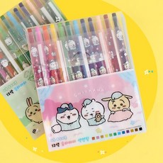 리락쿠마 미니 슬라이더 색연필, 2개, 랜덤 발송, 12색