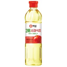백설 2배 사과식초, 900ml, 13개