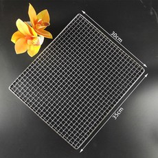 精選優品 304不鏽鋼燒烤網，食品級烤箱網，加粗加密戶外烤肉網，烘焙冷卻瀝油多用途, 1個, 長35厘米x寬30厘米, 長35厘米x寬30厘米