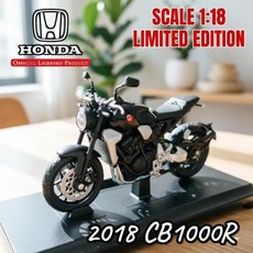 오토바이 모델 집 장식 선물 상자 포장용 고정밀 바이크 미니어처 수집품, 1개, 6. 2018 CB1000R