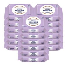 크리넥스 마이비데 센서티브케어 캡 40매 18팩 화장실용 비데물티슈, 95g, 40매입, 18개