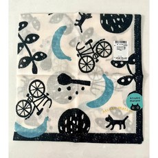 小老闆萬國商舖 日本製透氣輕薄吸汗手帕-貓咪 純棉柔軟舒適