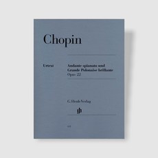 헨레 쇼팽 안단테 스피아나토와 화려한 대폴로네이즈 op22 (HN631) 피아노 악보 책