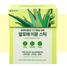 종근당건강 알로에 이뮨스틱 40p, 1개, 800g