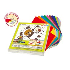 동기오피스 리락쿠마 양면색종이 100매 보관케이스 B형, 20색, 1개입