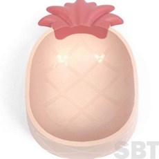 은방울나무 파인 강아지식기 핑크 반려견식기
