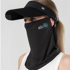 쿨 스포츠 페이스커버 햇빛가리개 마스크 넥워머 자전거 오토바이 마스크 여름 햇빛가리개 dew+166FK, 블랙(롱)