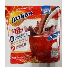 三合一巧克力麥芽飲品，香濃可口，獨立包裝，隨時享受暖心美味，嚴選原料，安心健康, 17個, 29ml