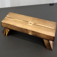 원목 화분 스탠드 40x14x10cm 화분정리대 화분진열대 식물선반