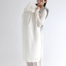 와이엠마마 다용도 아기띠 워머 망토 올인원 유모차 겨울 후드 블랭킷, 데이지, 극세사 데이지 데이지, 극세사 데이지