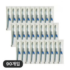 일회용 호텔 칫솔 치약 덴탈 키트 세트 블루그린, 90세트