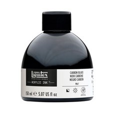 리퀴텍스 아크릴 잉크 150ml 카본블랙 낱개