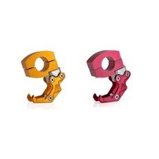 킹콩 오토바이 봉지걸이 22mm 핸들바 범용 PCX NMAX XMAX 호환, 1개, 골드