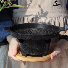 위블리 1인 미니 화로세트, 구우리 세트 01) 미니화로+불판