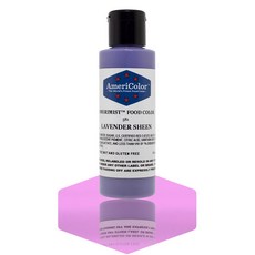 아메리컬러 아메리미스트 에어브러시 색소 4.5 온스 라벤더 AmeriColor Amerimist Airbrush Color 4.5 Ounce Lavender Pearl Shee, 4.5 Fl Oz (1팩), 1개