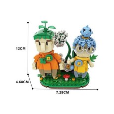 잇테이크투 블록 조립 it takes two 코디 메이 굿윈 민들레 MOC, 390PCS