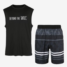 renoma SWIM&GYM Lenoma泳裝男士棕櫚三體褲套件（RN-TS19972）