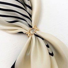 1/2p 스윗 서클 스카프 링 고리 홀더 클립 버클 코사지 장식