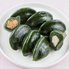 [산정] 영광 모시송편 모싯잎송편 (기피 통동부 참깨 개떡 흑임자), 1개, 800g