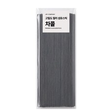 에테르나 프리미엄 고밀도 디퓨져 컬러 섬유스틱 4mm x 30cm, 100개입, 1개, 차콜