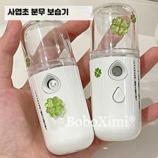 미스트기 나노 스프레이 얼굴 보습 수분공급기 휴대용 미니 각질제거 가정용 피부관리, 네잎클로버 부품 1개, 단일 모델