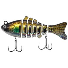 仿真多節魚路亞餌 (24g/10cm), 002, 1個, 24g