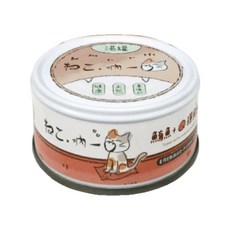 吶一口 無穀貓湯罐 鮪魚+膠原蛋白 貓咪營養湯罐 貓零食, 80g, 1個, 鮪魚鮮蝦