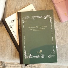 아이씨엘디자인 2026 해빗트래커 먼슬리플래너, 빈티지 그린, 1개