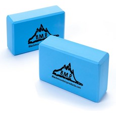 블랙 마운틴 프로덕츠 요가 블록, Blue, 3x6x9-Inch, 3x6x9-Inch