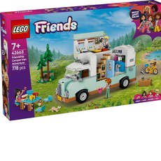 LEGO Friends系列 友誼露營車冒險 42663, 1組, 混色