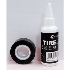 無內胎專用襯帶 20mm*10m *1卷 一車份 CICLOVAION 補胎液 60ml 1*瓶, 1個