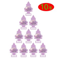 리틀트리 방향제 (라벤더) 차량용 종이방향제, 라벤더, 10개