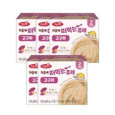 베베스트 처음에 떠먹는 퓨레, 고구마, 160g, 5개