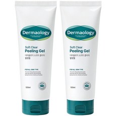 [피부각질 135% 개선] 1+1 더마올로지 저자극 필링젤 150ml 각질제거제 얼굴 스크럽 각질케어 남자 여자, 2개