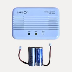199번 세이프 온 SAFEON CO 가스누설경보기용 배터리 CR17450 검빨 /교체용배터리 /CO 일산화탄소