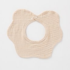 아기 침수건 순면 거즈 아기 턱받이 360도 회전 신생아 침수건 사계절 목도리식, 라이트 카키