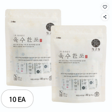 강고집 육수한포, 10개, 80g