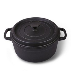 미니 주철 수프 다용도 캐서롤 인덕션용 원형 에나멜, 20cm, 1개, 1cm