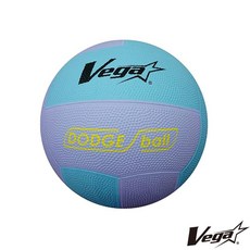 Vega 3號躲避球 軟式橡膠躲避球，耐磨安全，適合室內外場地，多種年齡層適用, 藍紫色 躲避球 ODR-305, 1個