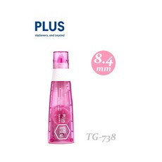 PLUS TG-738 豆豆彩貼修正帶 冰粉 8.4mm, 1個, 含稅