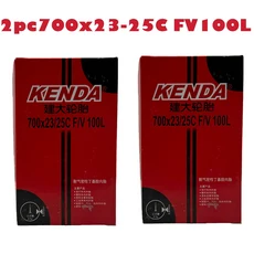 2개입 켄다 자전거 이너 튜브 700C 23C 25C 28C 35C 45C 카메라형 슈레더 프레스타 밸브 이너 튜브 로드 바, 02 2pc700x28-32CFV100L