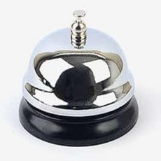 물결샵 실버 메탈 콜벨 레스토랑 할리갈리 식당 테이블 카운터