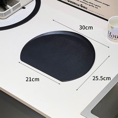 TPU食品級D型半圓菜板防黴抗菌雙面可用耐熱可洗碗機廚房案板砧板, 1個, 不規則形