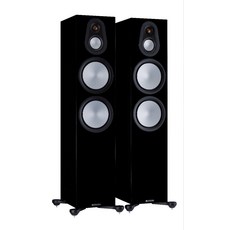 Monitor Audio Silver系列 家庭劇院落地式揚聲器，極致音場體驗，享受電影院震撼環繞音效, 黑色, Gold 500 (7G)