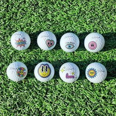 스티커 캐릭터 골프공 4종 67992EA 1(ea), Happy smile