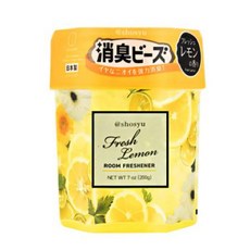 小久保KOKUBO銀角百貨 芳香消臭珠，室內除臭擴香，多種香味可選，台灣現貨, 1個, 檸檬