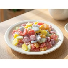 무지개 떡국떡 꽃떡국떡 국산 햅쌀 100% 400g, 1개